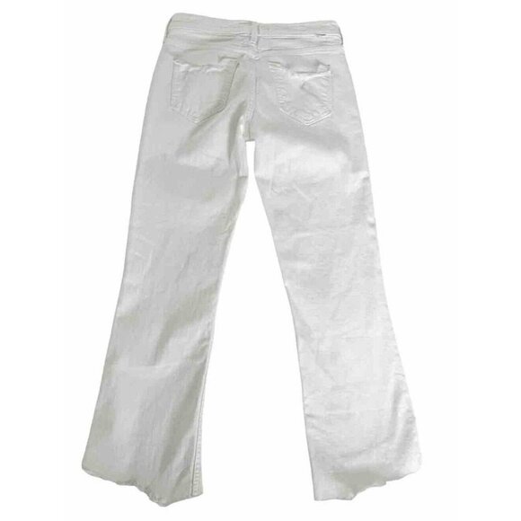 MOTHER Superior Dutchie Ankle Jaws in Almost Innocent White Women's Sz 25 - Picture 3 of 13